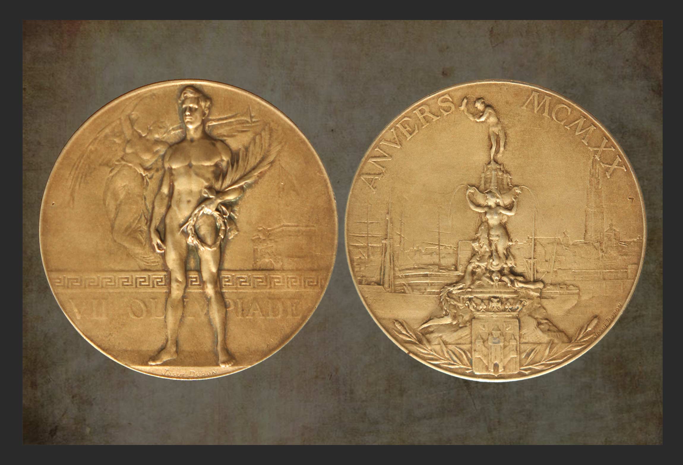 Stefanie Fryland Clausen - Olympic Gold Medal - 1920 - Antwerp - Belgium